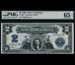 Fr. 258 1899 $2 Silver Certificate PMG 65EPQ